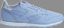 Кроссовки classic leather pastel junior big kids 'lilac glow' Reebok, синий bs8978 | blue