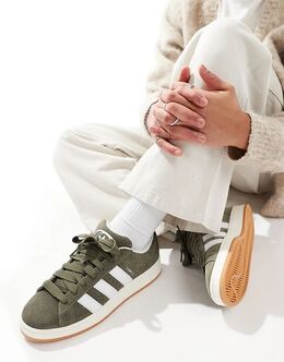 Кроссовки Campus 00s зеленого цвета Adidas 140466190 | olive strata / cloud white / o