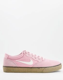 Кроссовки Chron 2 розового цвета с резиновой подошвой Nike SB 2023032 | pink