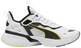 Кроссовки Puma Softride Sway 'White Black Lime Pow', белый 379443 04 | white black lime pow