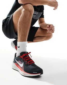 Кроссовки Air Zoom Pegasus 41 серого и красного цвета Nike Running 137320233 | grey