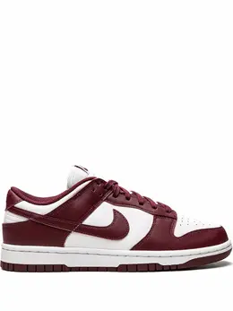 Nike: Красные кроссовки  Dunk Low