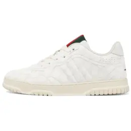 Кеды мужские, обувь для скейтбординга низкая белый Gucci 816665 fad7v 9055