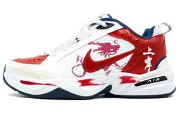 Кастомизированные кроссовки Nike Air Monarch 4 Chunky Sneakers Unisex, белый/красный 415445-102(team113-矫若惊龙)