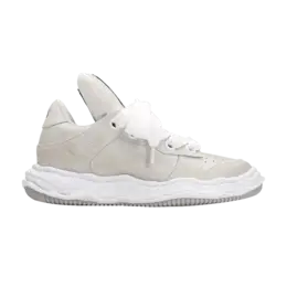 Кроссовки Maison Mihara Yasuhiro Wayne Puffer OG Sole Brushed Shrink Leather Low 'White', белый a14fw732 wht | white