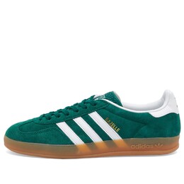 Кроссовки Adidas Gazelle Indoor, цвет Collegiate Green, White & Gum 659178 | collegiate green, white & gum