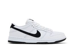 Nike Кроссовки Dunk Low Pro SB 'White Black', белый hf3704 100 | white black