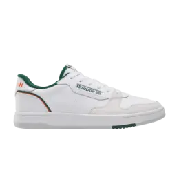 Reebok Кроссовки Phase Court 'White Dark Green', белый 100201247 | white dark green