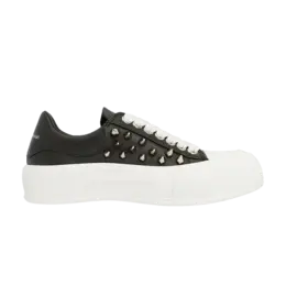 Кроссовки Alexander McQueen Deck Plimsoll 'Studded - Black', черный 708083 wht9k 1081 | studded - black