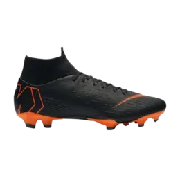 Nike Кроссовки Superfly 6 Pro FG 'Black Total Orange', черный ah7368 081 | black total orange