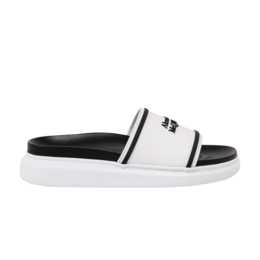 Кроссовки Alexander McQueen Rubber Hybrid Sandal 'White Black', белый 627188 w4n40 9061 | white black