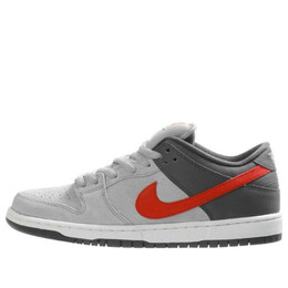 Кроссовки sb dunk low pro Nike, серый 304292-064 | grey/red
