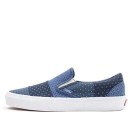 Кеды Vans Classic Slip-On 'Tie Print Patchwork', синий vn0a33tb9hy | blue