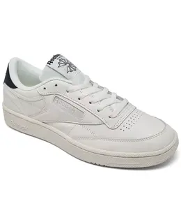 Мужские кеды Club C 85 Vintage от Finish Line Reebok, мультиколор 19422757 | chalk, gray, navy