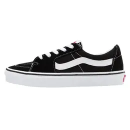 Кеды Vans Sk8-low unisex с круглым носком, черный/белый (дубль) va215o052-q11