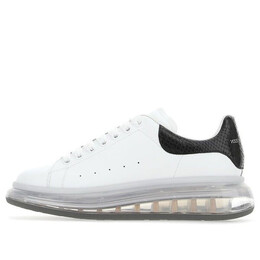 Кроссовки oversized sneaker 'clear sole' Alexander McQueen, белый 645872whz4p9061 | white/black