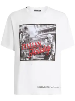 Dolce & Gabbana: Футболка  T с принтом