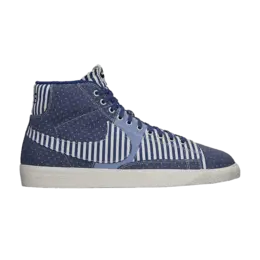 Кроссовки Nike Blazer Mid Premium Vintage, синий 638322 402 | blue legend/sail