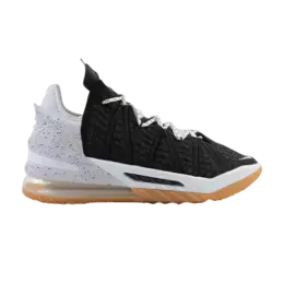 Кроссовки Nike LeBron 18 EP 'Black White Gum', черный cq9284 007 | black/white/gum medium brown