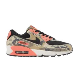 Кроссовки Nike Air Max 90 Premium 'Camo Pack - Magic Ember', желто-коричневый if1721 200 | light khaki/black/magic ember/mink brown/medium ash/parachute beige