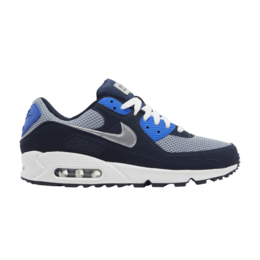 Кроссовки Nike Air Max 90 SE 'Navy Ashen Slate', синий fd0374 410 | midnight navy/obsidian/ashen slate/metallic platinum
