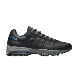 Кроссовки Nike Air Max 95 Ultra 'Black Bright Blue', черный do6705 001 | black/cool grey/white