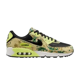 Кроссовки Nike Air Max 90 Premium 'Camo Pack - Gold Light Lemon Twist', желто-коричневый if1721 700 | team gold/black/light lemon twist/phantom/golden beige/gorge green