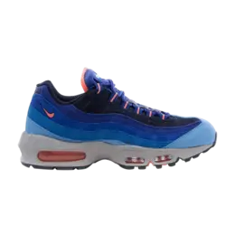 Кроссовки Nike Air Max 95 'University Blue', синий 609048 406 | university blue/bright mango-photo blue-gm