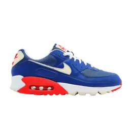 Кроссовки Nike Air Max 90 'USA 2021 - Blue', синий dm8316 400 | hyper royal/bright crimson/white/coconut milk