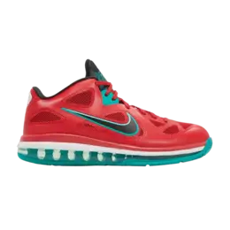 Кроссовки Nike LeBron 9 Low 'Liverpool' 2020, красный dh1485 600 | action red/new green/white/black
