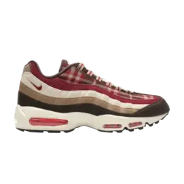 Кроссовки Nike Air Max 95, коричневый 609048 261 | baroque brown/team red-birch