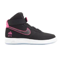 Кроссовки Nike Lunar Force 1 Hyp Hi Qs 'Nyc', черный 624184 001 | black/pink foil