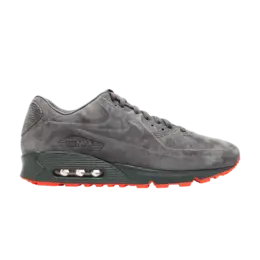 Кроссовки Nike Air Max 90 Vt, черный 472489 001 | anthracite/anthracite-max orange