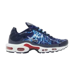 Кроссовки Nike Air Max Plus 'Eclair' 2025, синий hv2323 400 | midnight navy/salsa red/white/metallic silver/clear