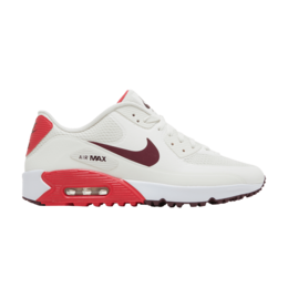 Кроссовки Nike Air Max 90 Golf 'Dark Beetroot', белый cu9978 105 | sail/fusion red/white/dark beetroot