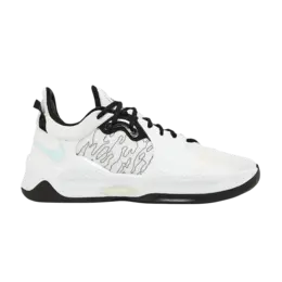 Кроссовки Nike PG 5 EP 'White Black', белый cw3146 100 | white/multi-color/glacier blue