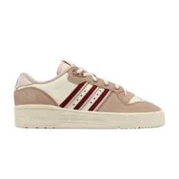 Кроссовки Adidas Yu Nagaba x Rivalry Low 'Always Together - Clay Strata', коричневый ig3851 | off white/collegiate burgundy/clay strata