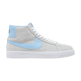 Кроссовки Nike Blazer Mid SB 'Smoke Grey Psychic Blue', серый 864349 008 | photo dust/smoke grey/psychic blue