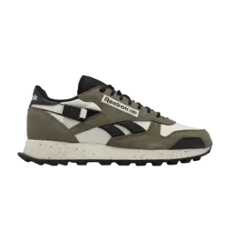 Кроссовки Reebok Classic Leather 'Winterized - Army Green', зеленый 100074285 | army green/core black/bone
