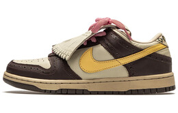 Кроссовки Nike Dunk SB Low Skateboarding, коричневый/желтый 313170-171