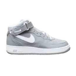 Кроссовки Nike Air Force 1 Mid, серый 304096 011 | medium grey/white