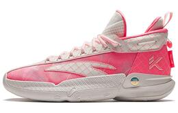 Anta Анта KT9 мид-топ баскетбольные кроссовки с азотной технологией мужские розово-белые 112411101-1 | pink white