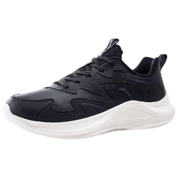 Anta Нескользящие и дышащие низкие повседневные кроссовки для бега, мужские, черные 912315573-4 | black/carbon gray