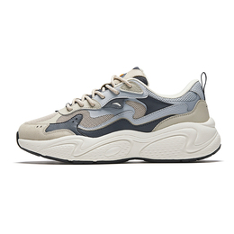 Anta Мужские кроссовки Stars с защитой от скольжения и износостойкими дышащими низкими массивными кроссовками бежево-синего цвета 912518806-1 | beige blue