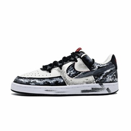 Nike Кроссовки Court Victory Moonlight Crack Slip с низким верхом, устойчивые к истиранию, для скейтбординга, мужские, черно-белые dm1187-101(team753-月光裂痕) | black