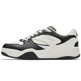 Anta Кроссовки Wave Shoes, увеличивающие рост, износостойкие, легкие, нескользящие, низкие, для скейтбординга, мужские, черно-белые 912518005-4 | black white
