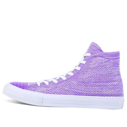 Кроссовки nike x chuck taylor all star flyknit high 'hyper grape' Converse, фиолетовый 157508c | purple