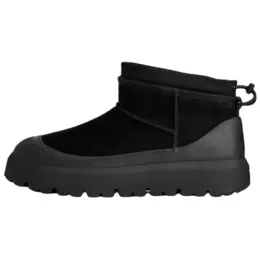 Ugg Кроссовки CL ULTRA MINI WEATHER термо для снега мужские черные, цвет Black 1174196-blk | black