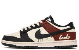 Nike Данк Тотал Кримсон Граффити противоскользящие износостойкие низкие скейтбордские кроссовки унисекс черно-красные, цвет Black Red dd1391-100(team94-赤红涂鸦) | black red