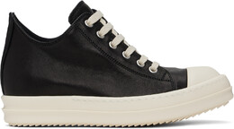 Черные кроссовки Hollywood Low Sneaks Rick Owens, Black/Milk/Milk 16872041 | black/milk/milk